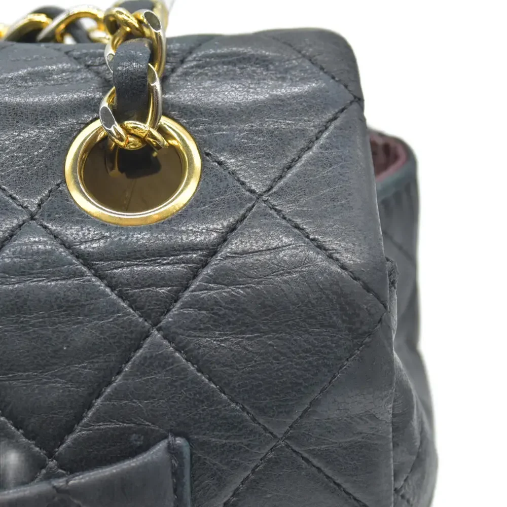 Chanel 1990-1991 Vintage Jumbo Single Flap Bag - 24K Gold